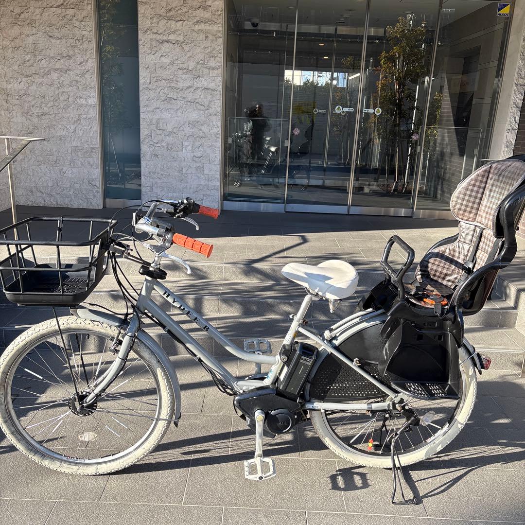 電動アシスト自転車(BRIDGESTONE HYDEE :B)12.8AH です
