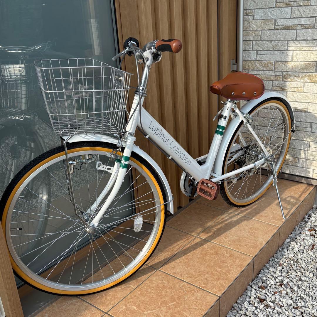 【引き取り限定】新品　自転車　24インチ　ルピナス(カゴ交換済み)