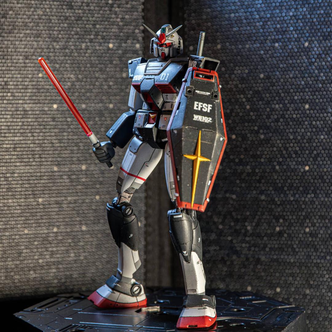 1/144スケール 旧キット ガンダム 各部改造・プロトタイプガンダム風