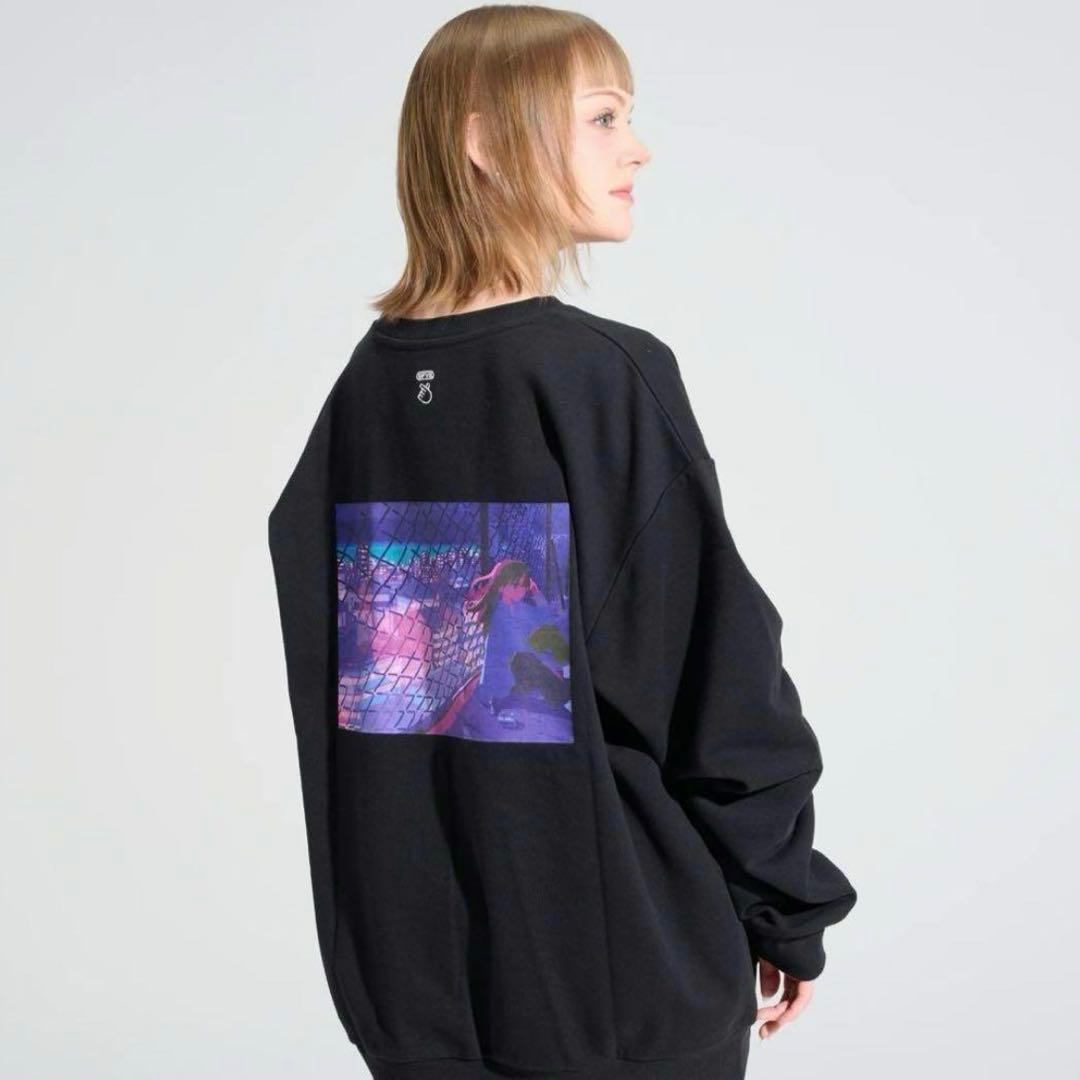 nqrse　泡沫の夜　刺繍トレーナー なるせ ししゅうのトレーナー