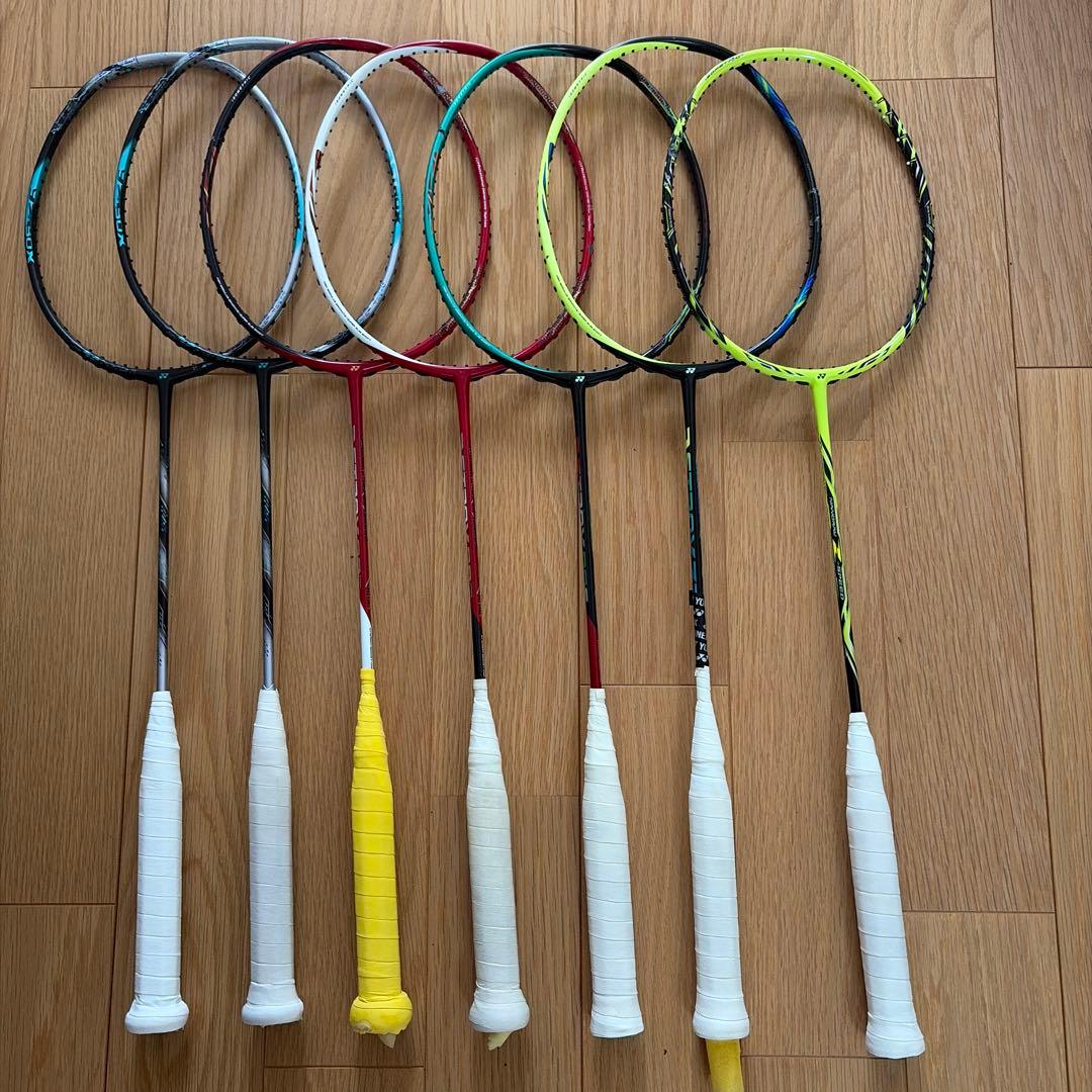 バドミントンジャンクラケット 7本セット