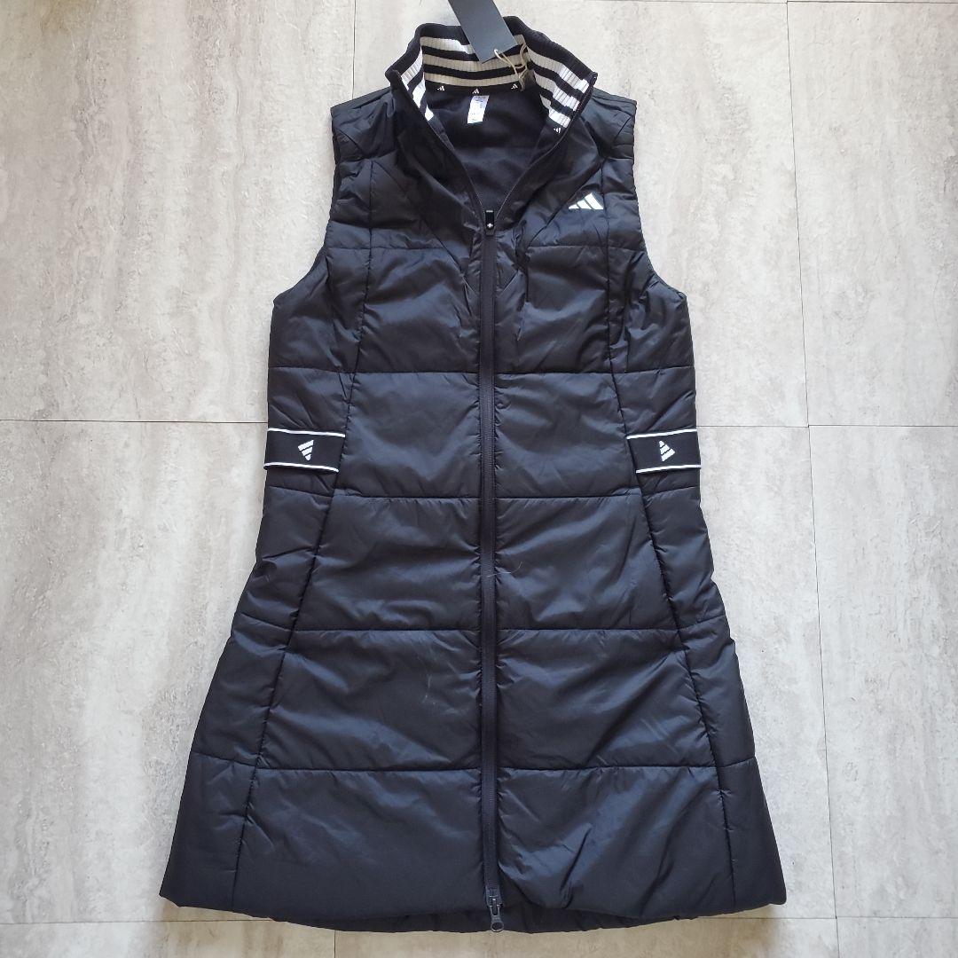 adidas アディダスゴルフ WIND. RDY 中綿ロングベスト XS