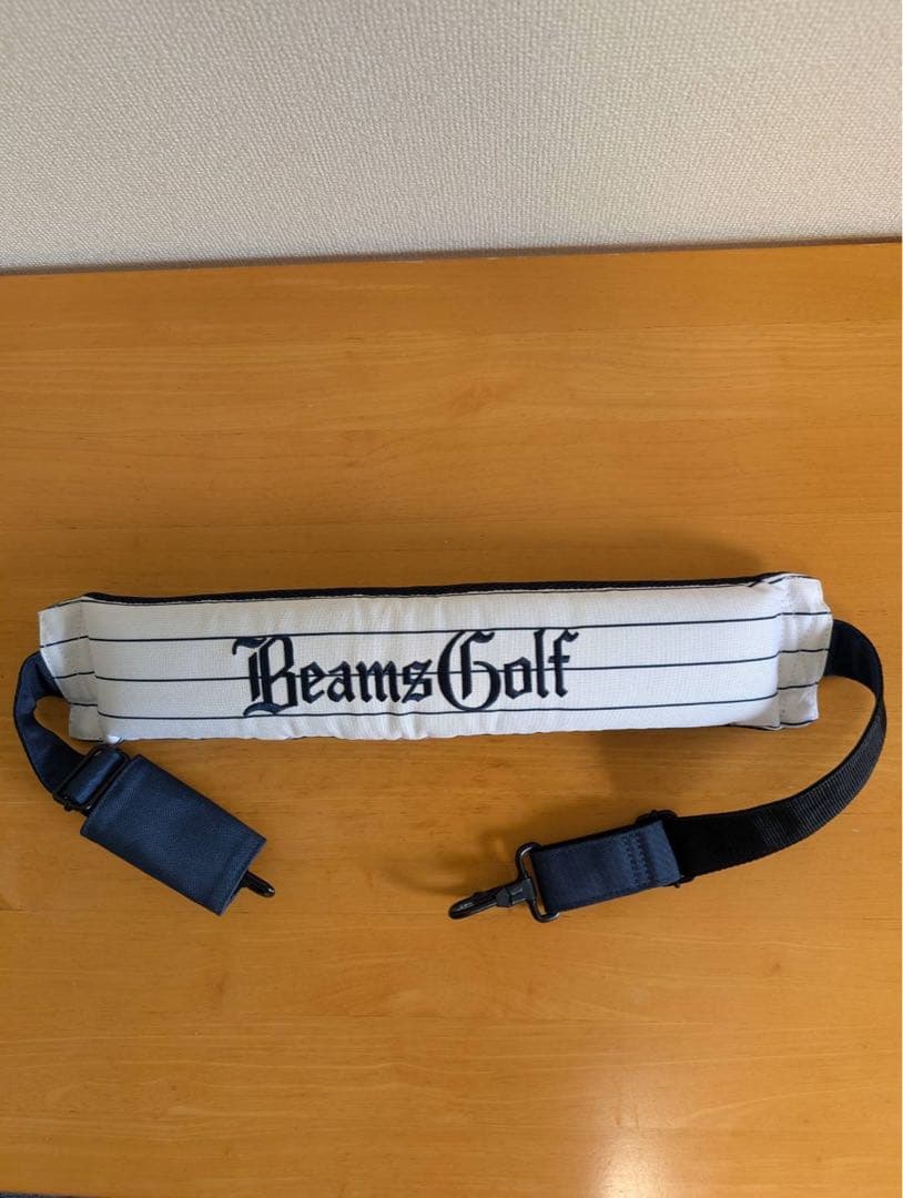 BEAMS GOLF ピンストライプ エイトハーフ キャディバッグ