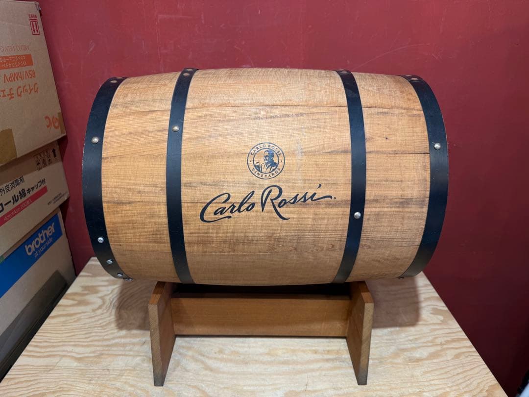 ［非売品］サントリー　カルロロッシワイン樽型サーバー(ボックスワイン用2個口)