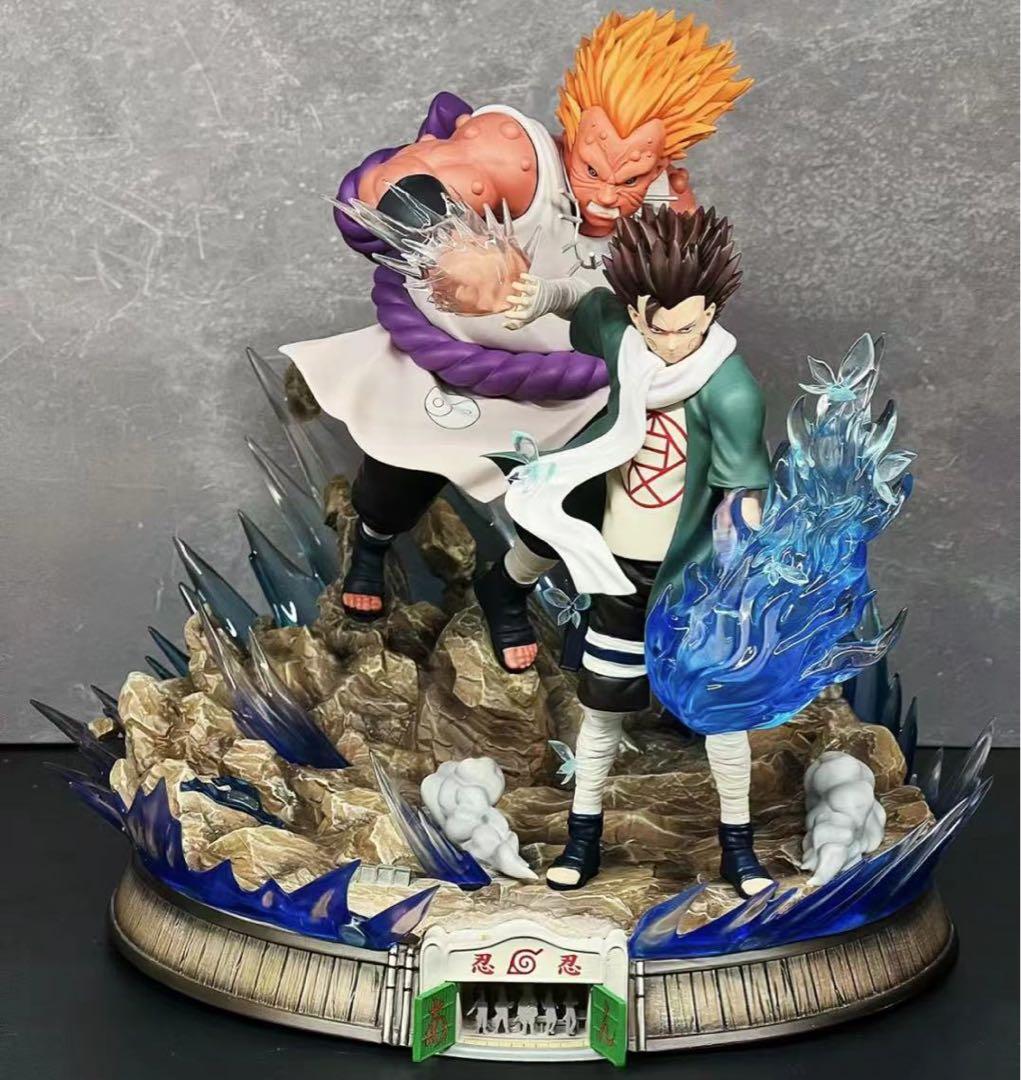 ナルト 秋道チョウジ vs じろうぼう ガレージキット ガレキ スタチュー