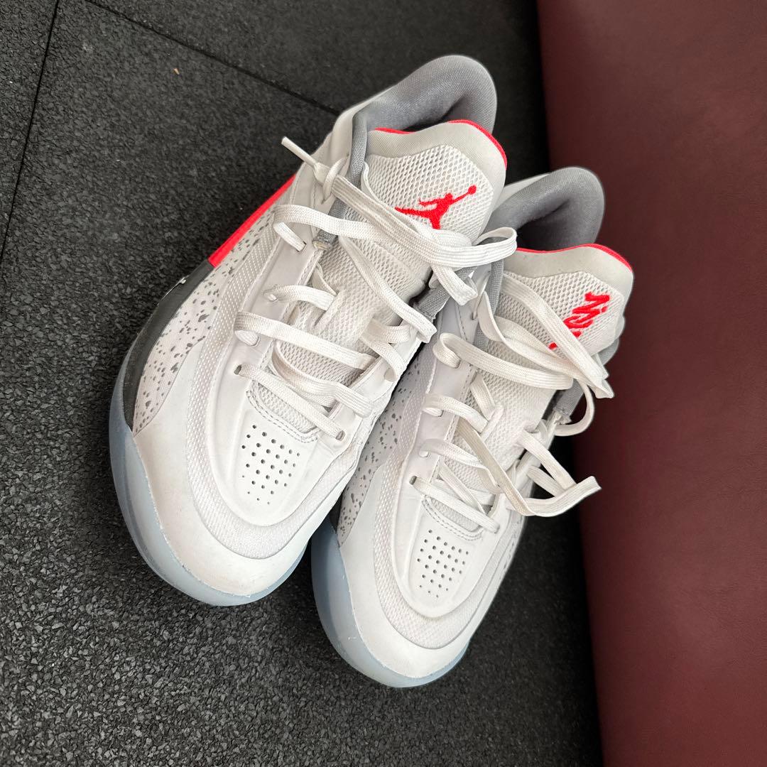 Jordan Air Jordan バスケットシューズ ホワイト/レッド/グレー