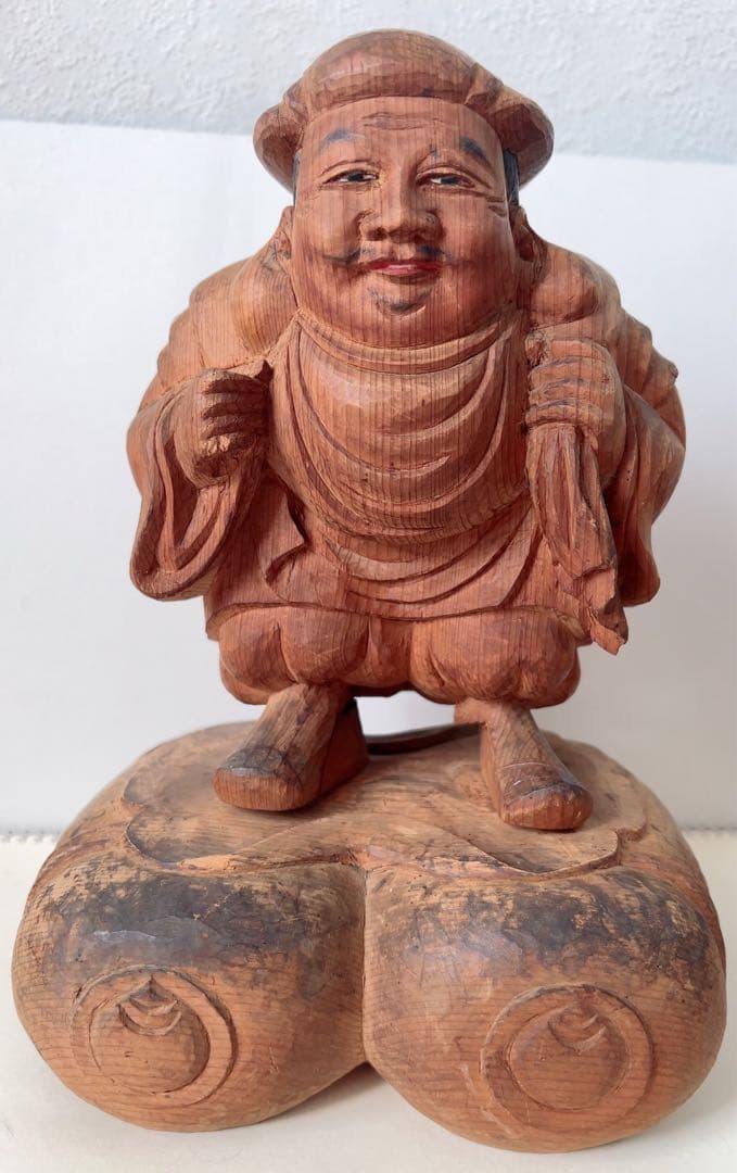 木製 福の神 彫刻