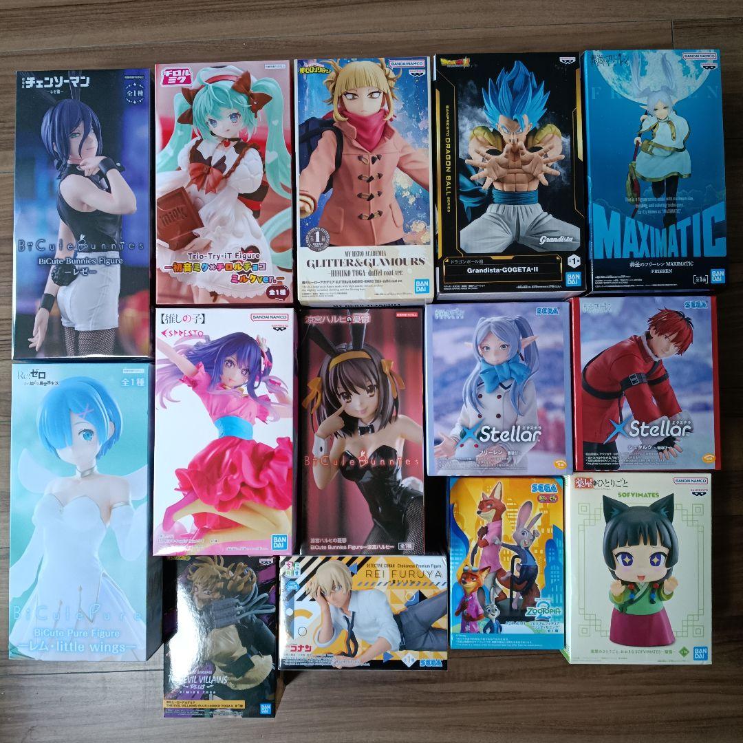 新作含むプライズフィギュアまとめ売り 14体セット