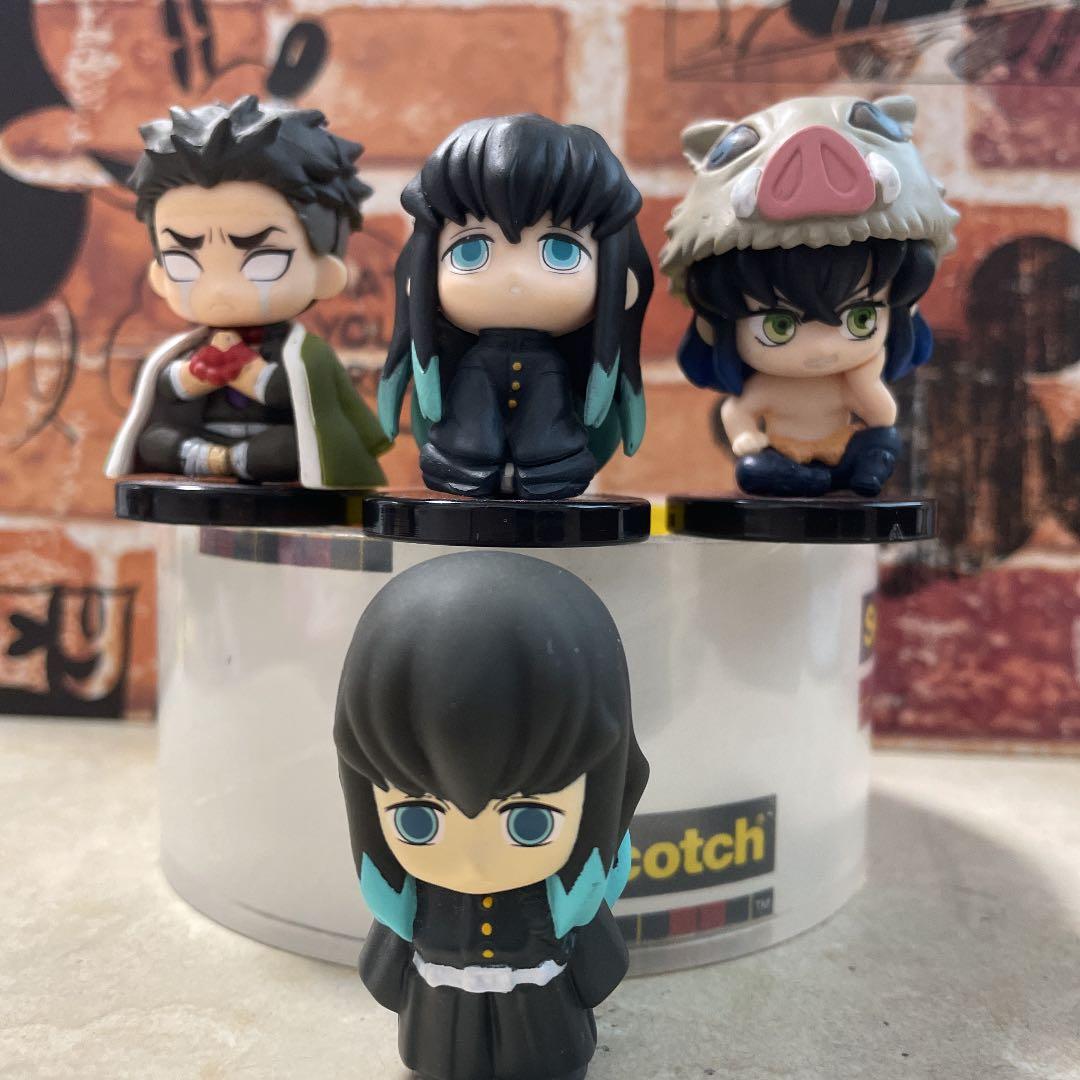 鬼滅の刃 すわらせ隊3種＆時透無一郎ソフビ