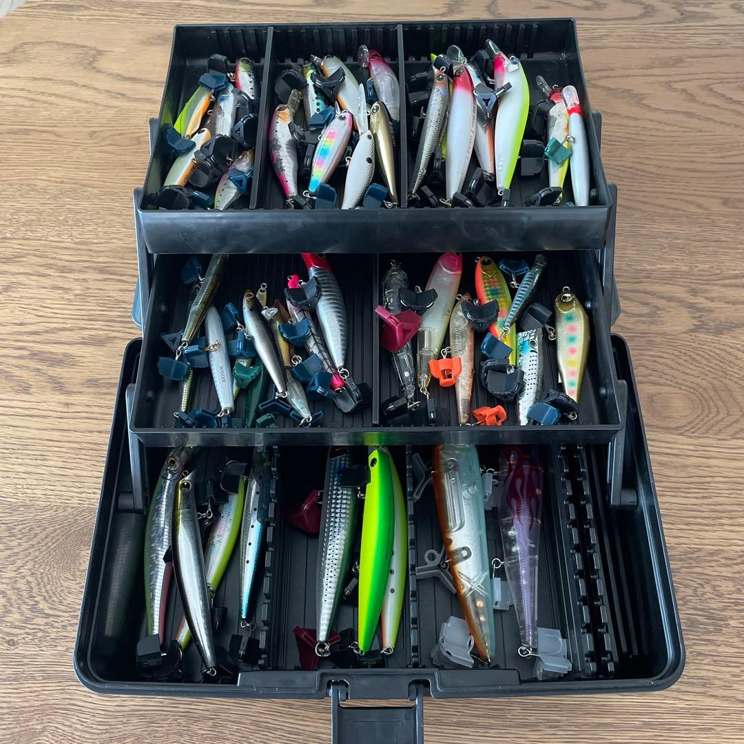 タックルボックス付きソルトルアー45点セット（ハードルアー）