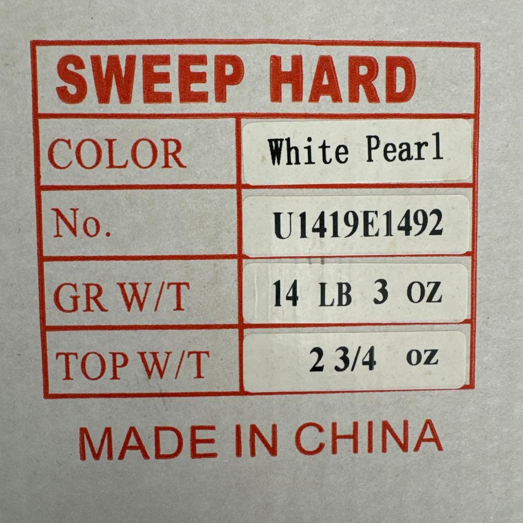 【人気色】スイープハード ホワイトパール14ポンド 新品未使用 スペア