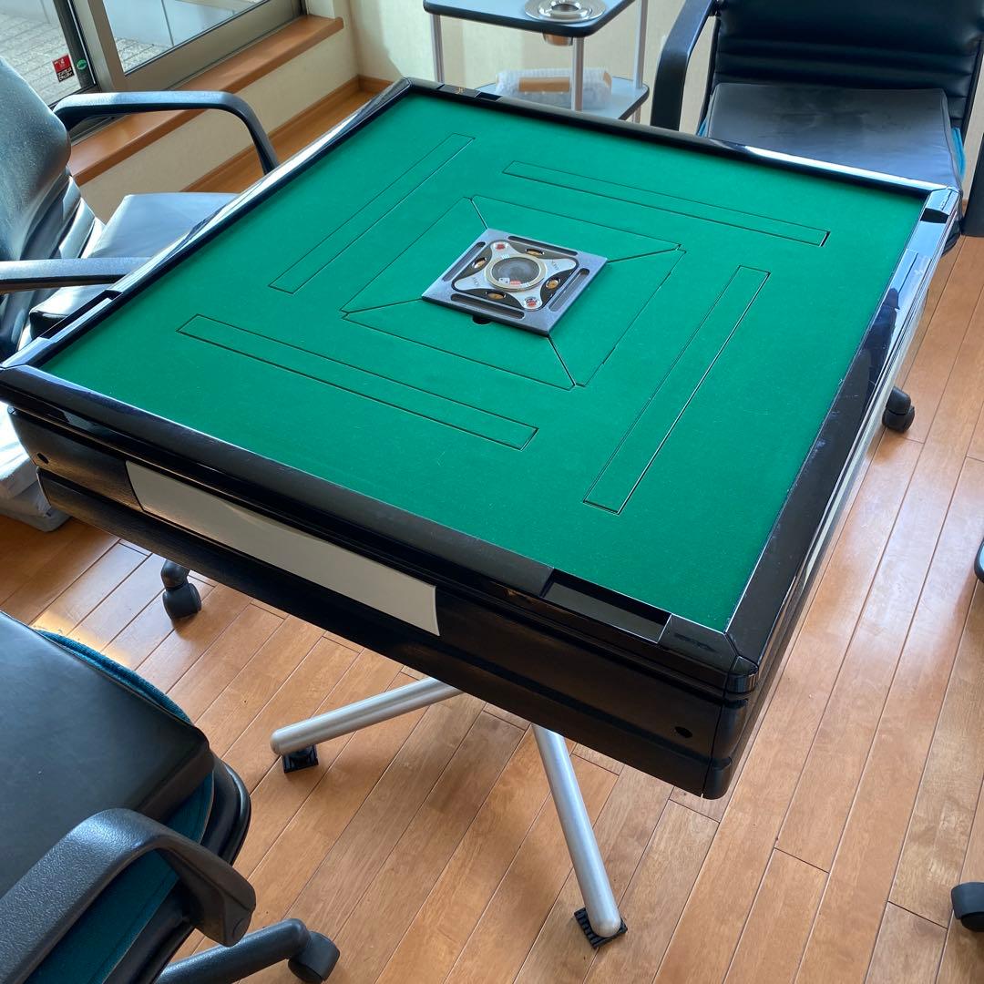 全自動麻雀卓　アモスJOY ブラック　天板付　美品　フルセットの場合引取り限定