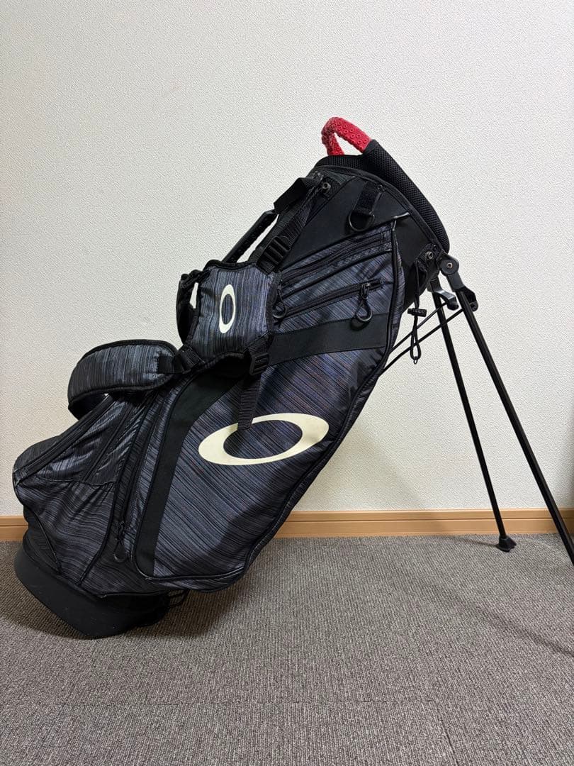 Oakley キャディバッグ ブラック/グレー/スタンド式
