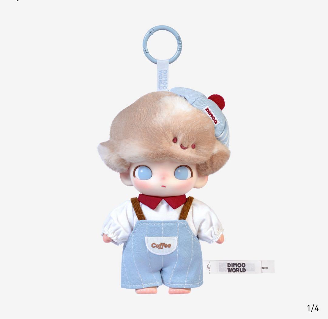 DIMOO CRUSH ON Coffee キーホルダー ぬいぐるみペンダント