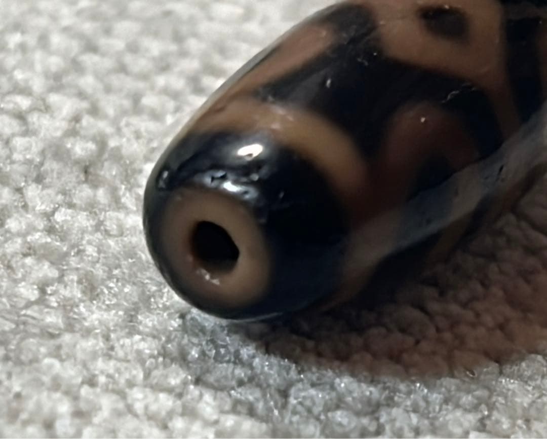 蓮花金剛天珠　／送料込　匿名発送／チベット　天珠　お守り