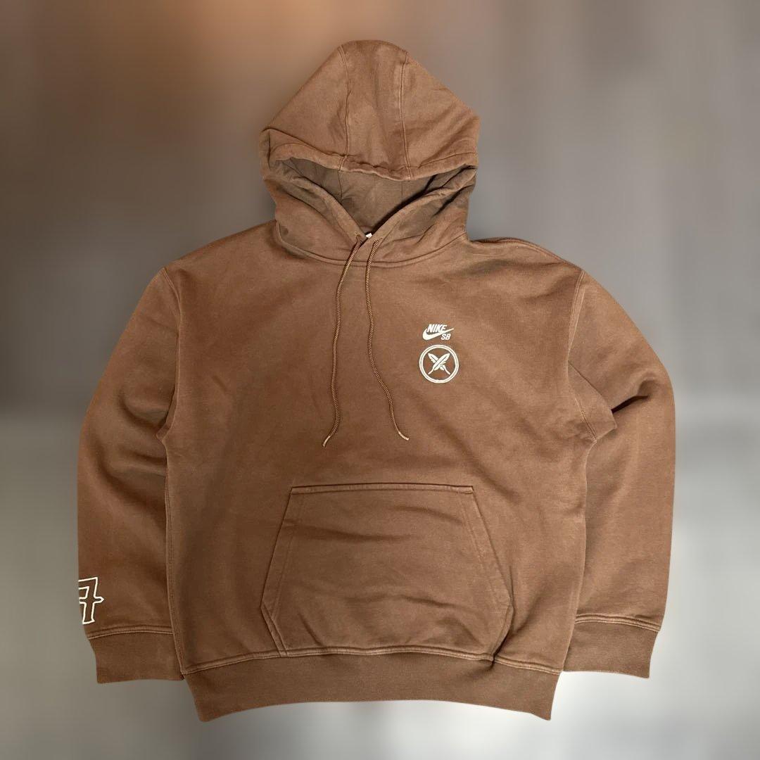 NIKE SB 堀米雄斗 パーカー ブラウン Lサイズ　フーディー