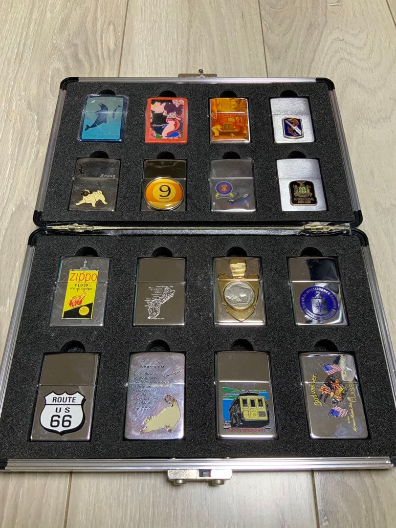 【マニア・コレクター必見】Zippo16個 コレクションケース付 新品 未使用品