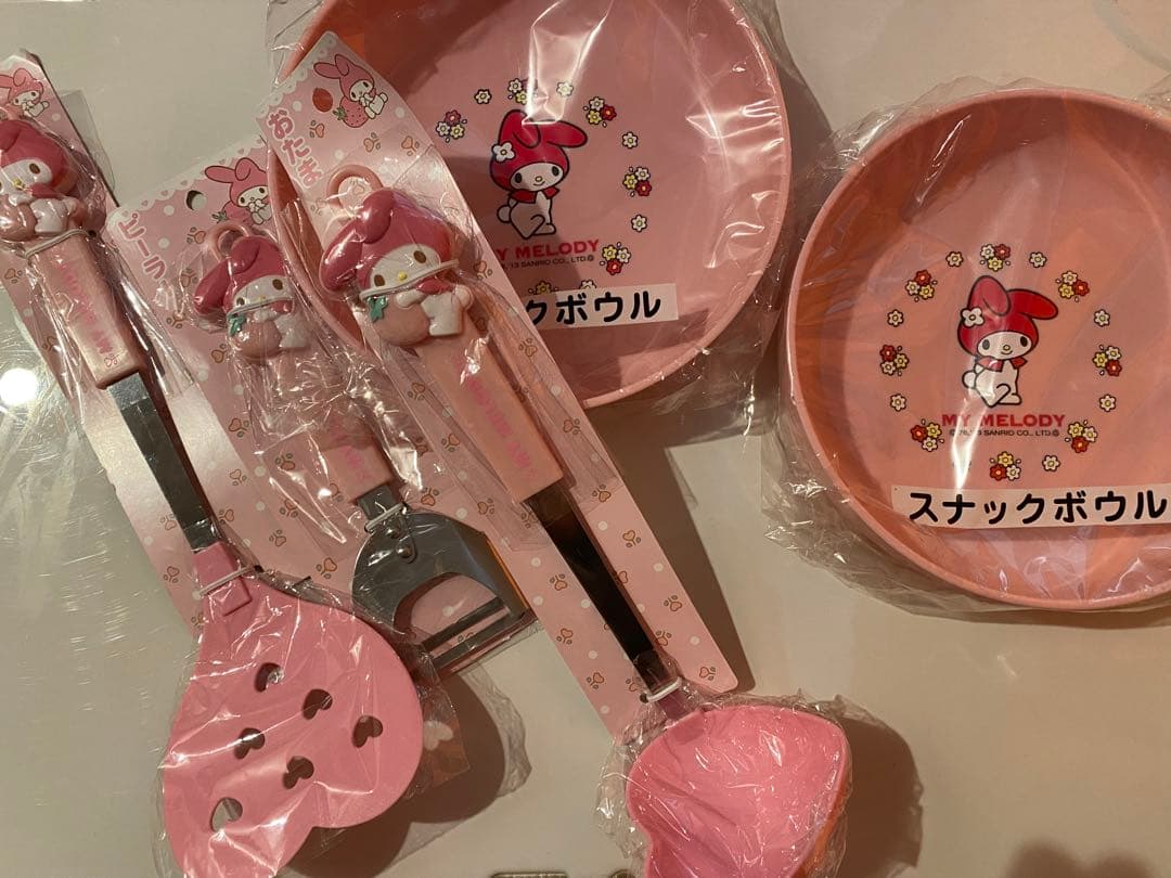 2012年製　マイメロディ　おたま　ターナー　ピーラー　セット