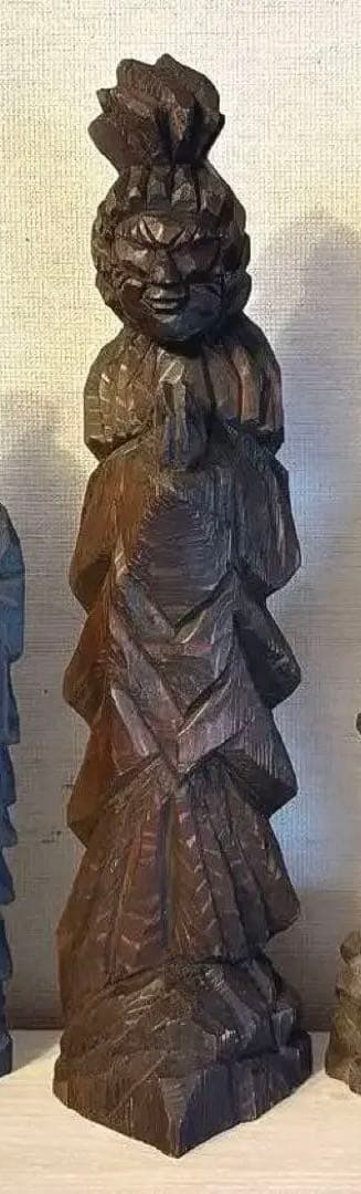 木彫 円空仏 仏教美術 置物 仏像 一刀彫 密教観音蔵