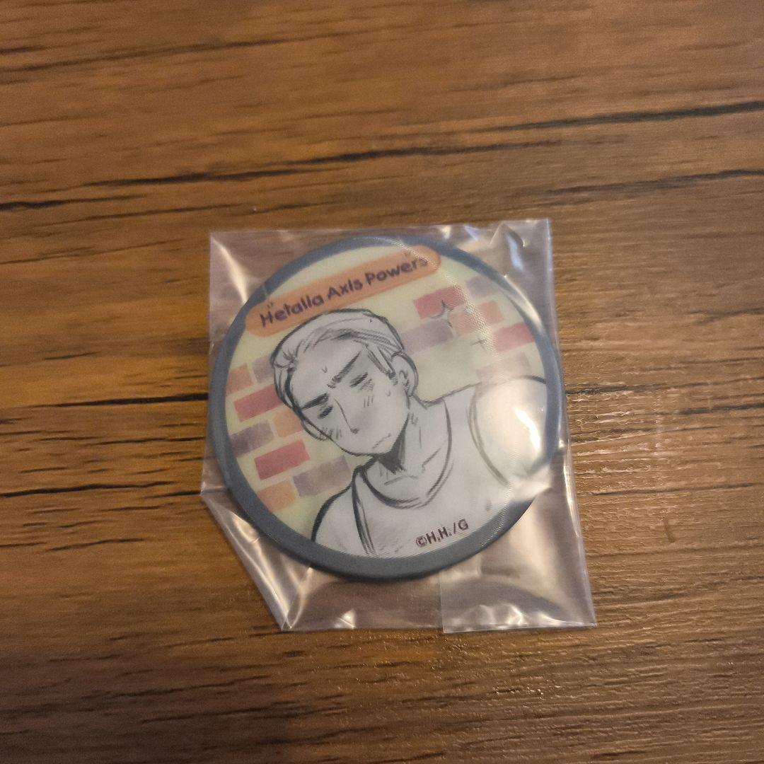 ヘタリア　チェンジング缶バッジ　ドイツ　ふわふわパラダイス