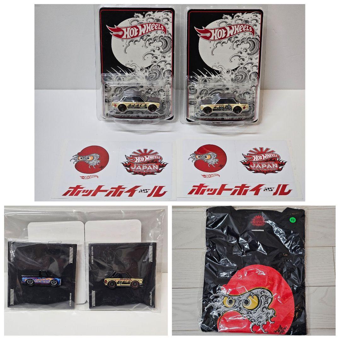 ホットウィール ジャパンコンベンション2022 510 左右Tシャツ&ピンバッジ