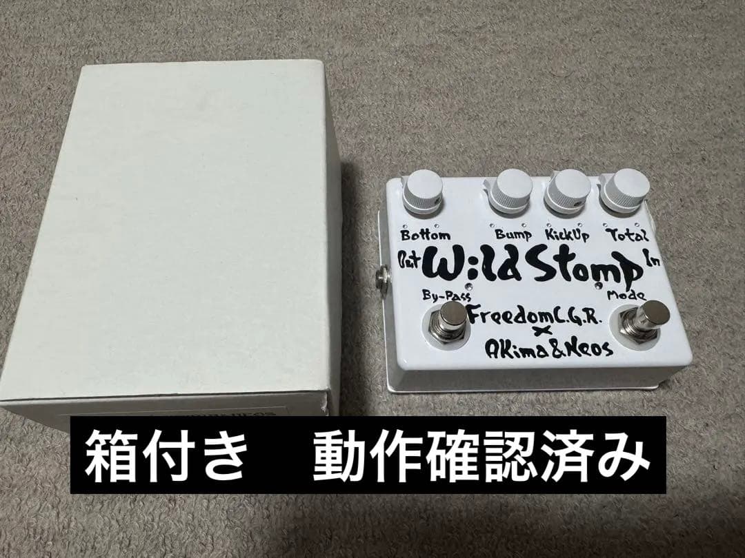 ベース Freedom Custom Guitar Wild Stomp (White)