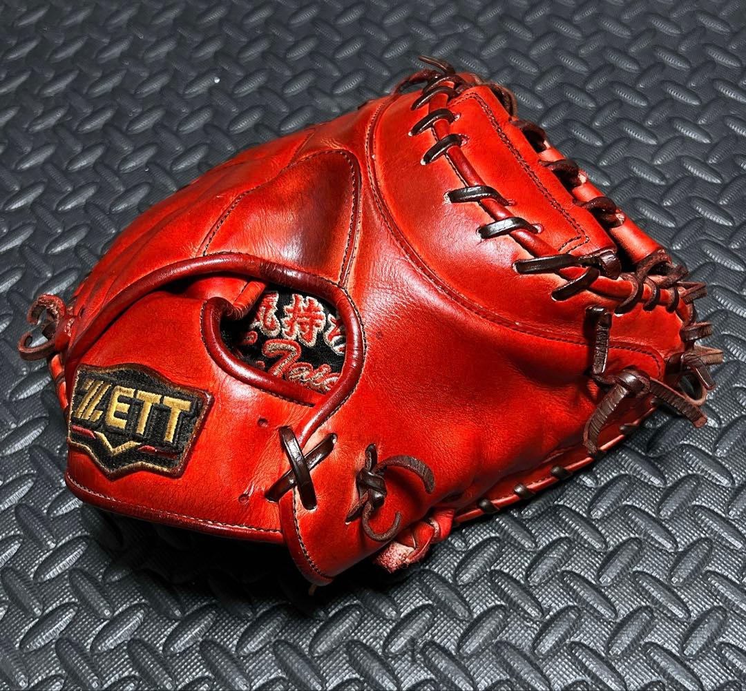 日本製 ZETT プロステイタス オーダー 硬式 キャッチャー ミット 中村悠平