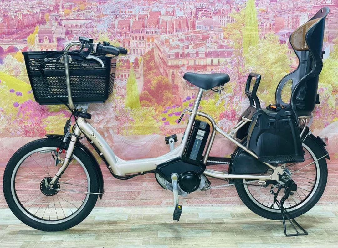 K2514 電動自転車ブリヂストン アンジェリーノ 子供乗せ 20インチ送料無料
