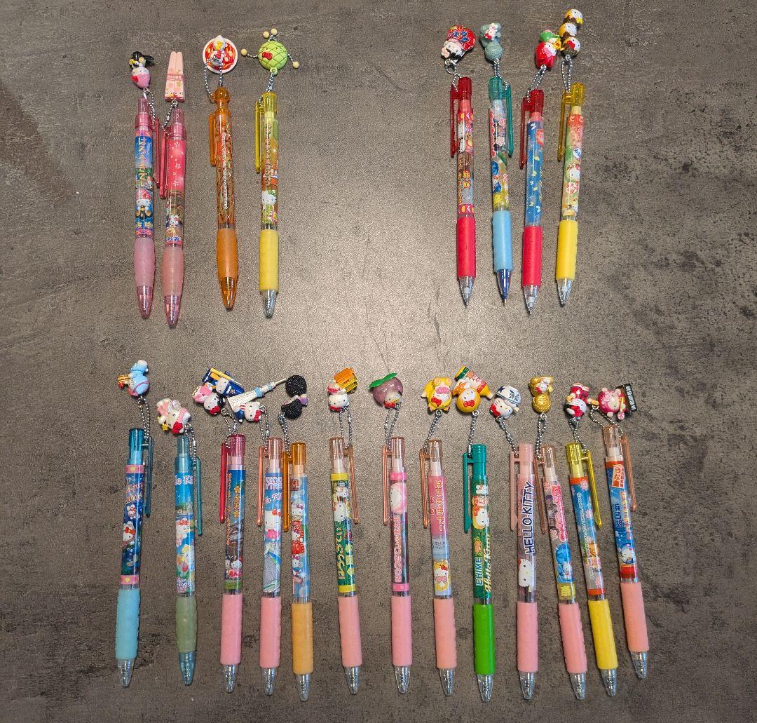 ハローキティ　ご当地ボールペン　17本　シャープペンシル4本　セット