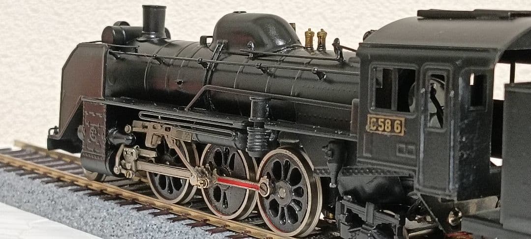 HOゲージ 宮沢模型 Ｃ58 蒸気機関車、メンテナンス済