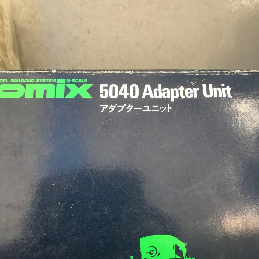 TOMIX 5015トランジスタコントローラーと5040アダプターユニット