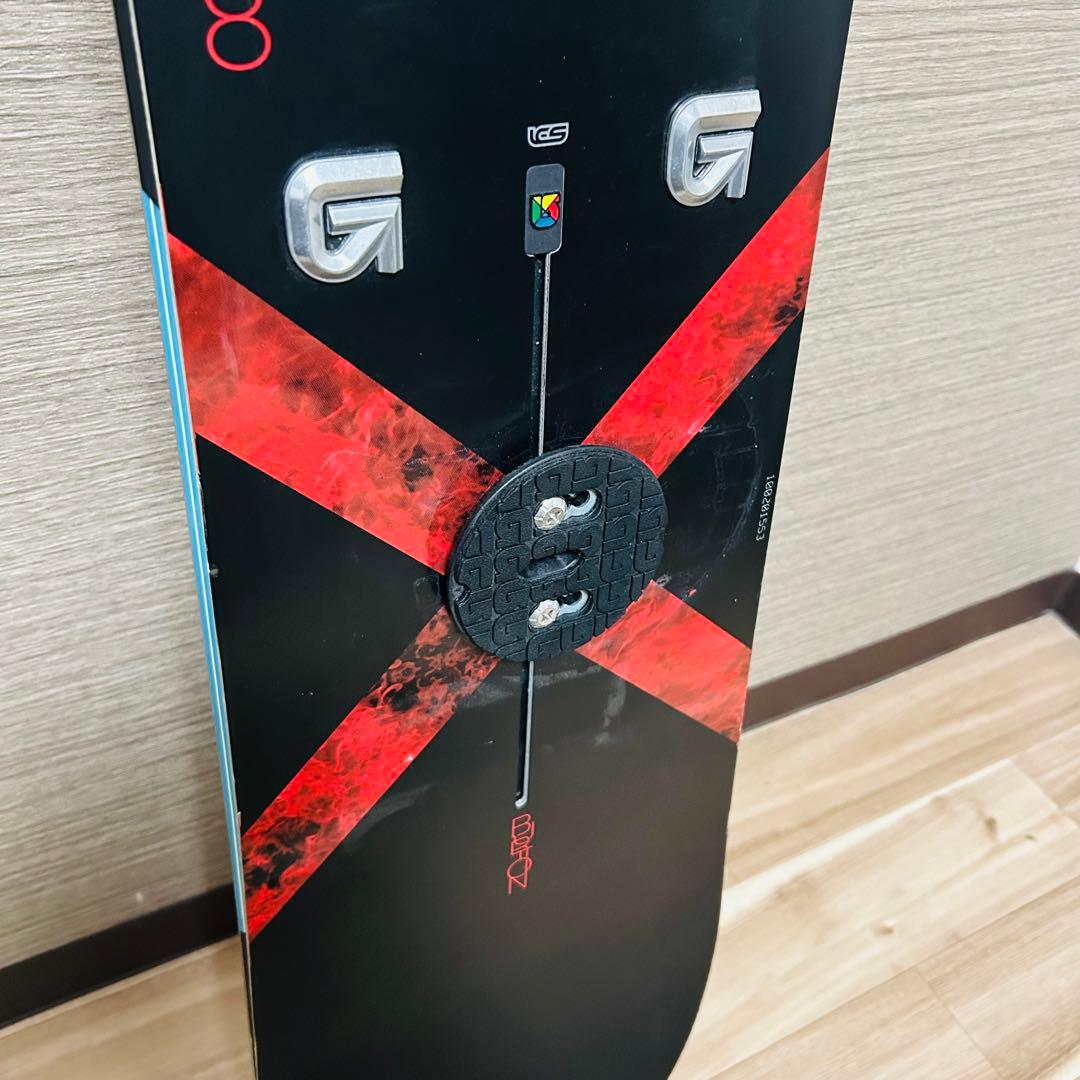 美品 BURTON CUSTOM X 2009 158cm ケース おまけ付き
