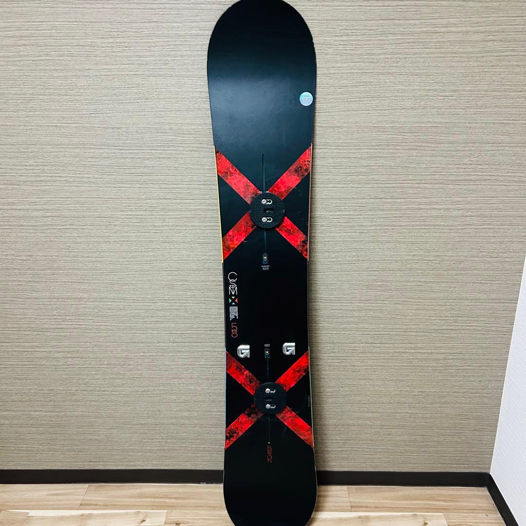 美品 BURTON CUSTOM X 2009 158cm ケース おまけ付き