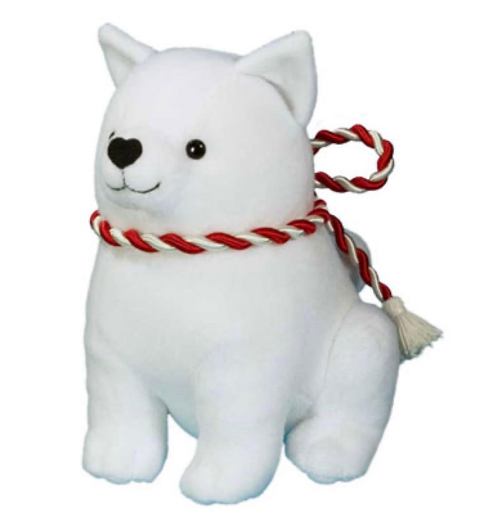 伊奴神社　ぬいぐるみ　犬　イヌ　大神　白柴　紀州犬　202510170003