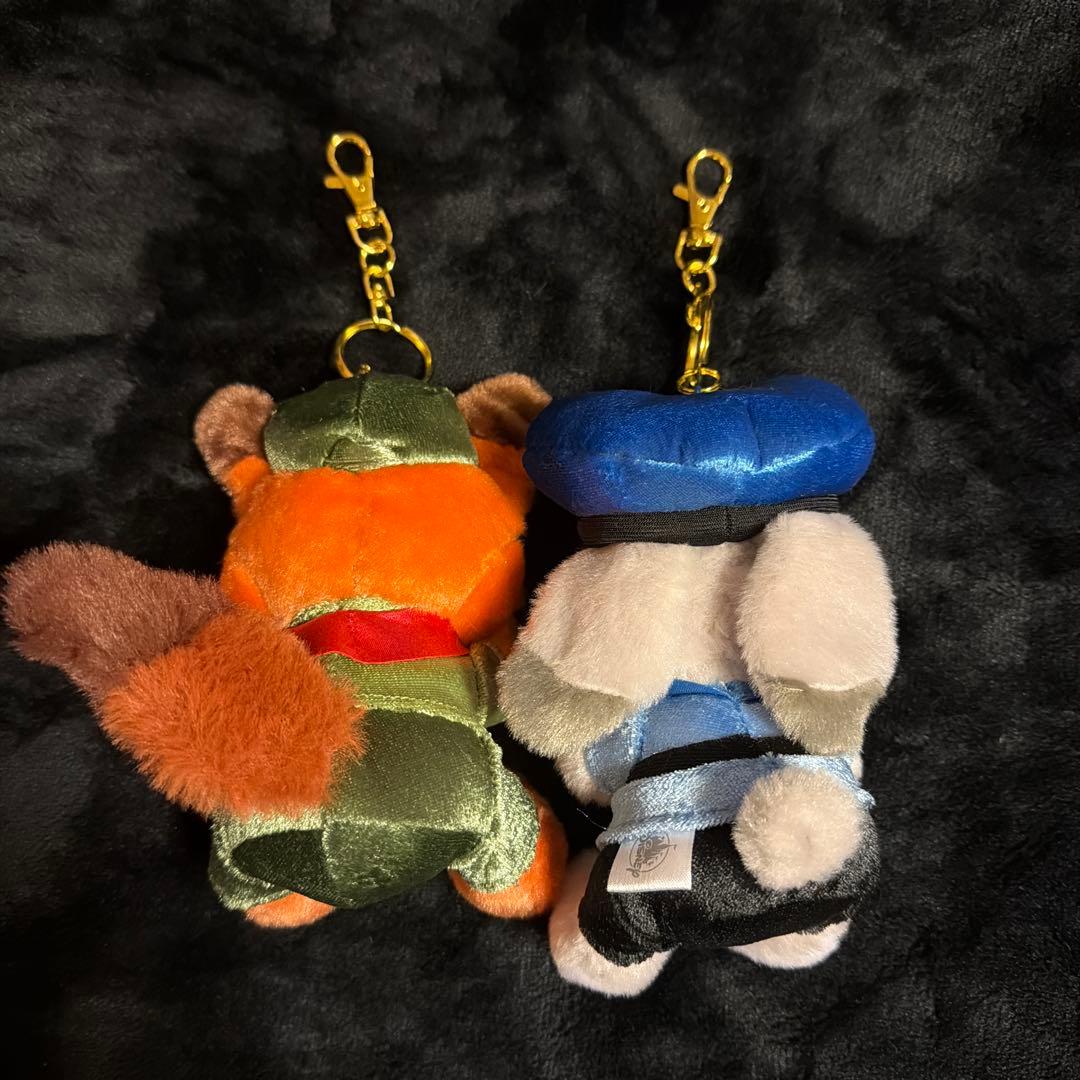 ディズニーストア ズートピア ニック ジュディ ぬいぐるみキーチェーン