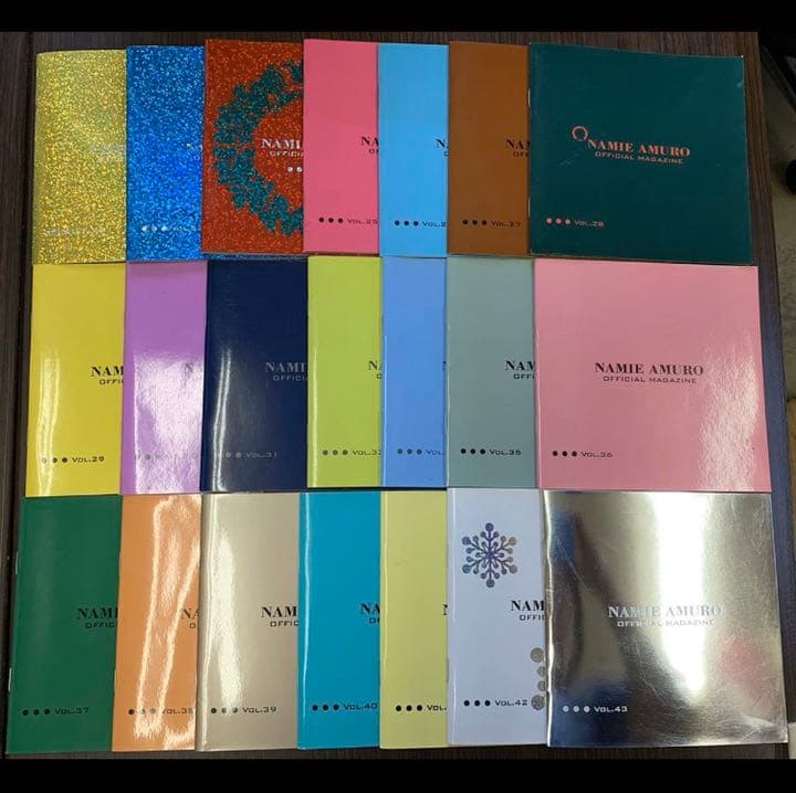 激レア☆安室奈美恵☆ファンクラブ会報誌21冊+トラベル写真集1冊セット