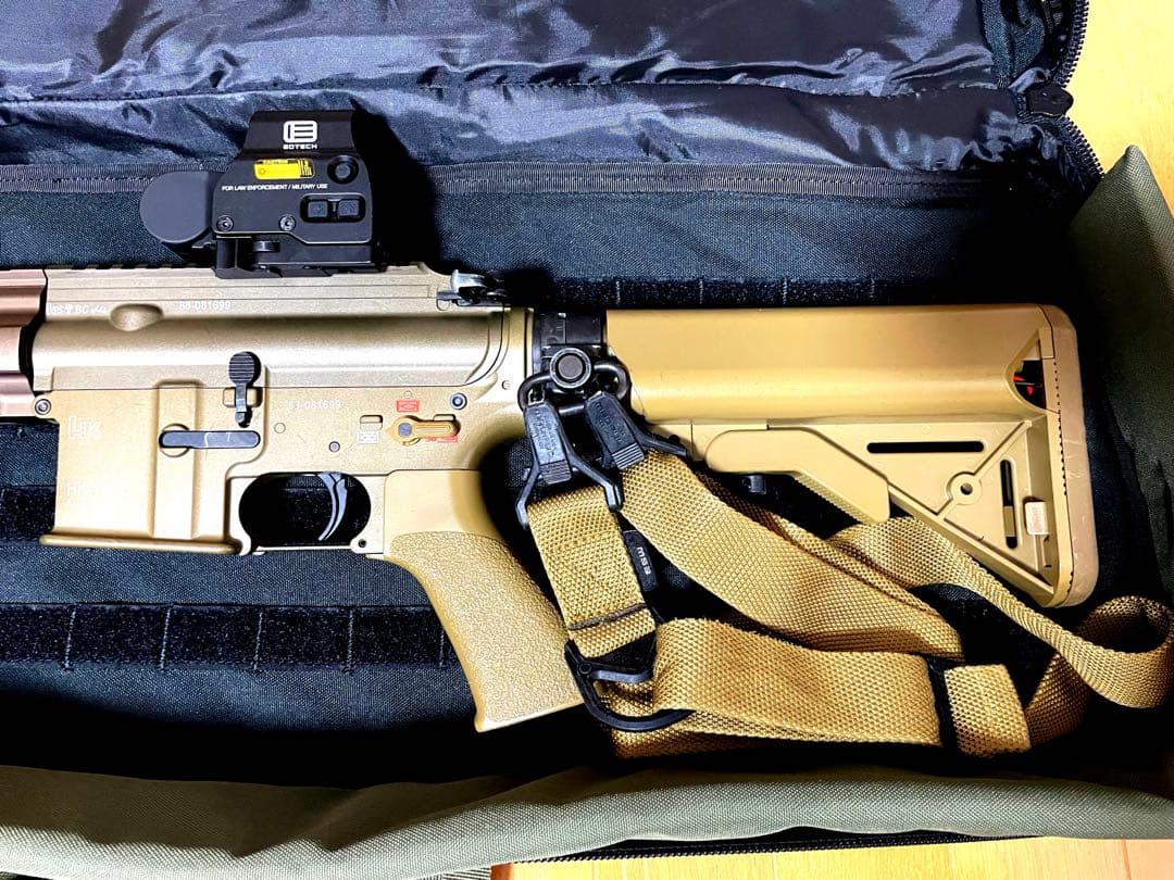 次世代電動ガン デルタカスタム HK416 タンカラー サマコバ・人気ケース付き