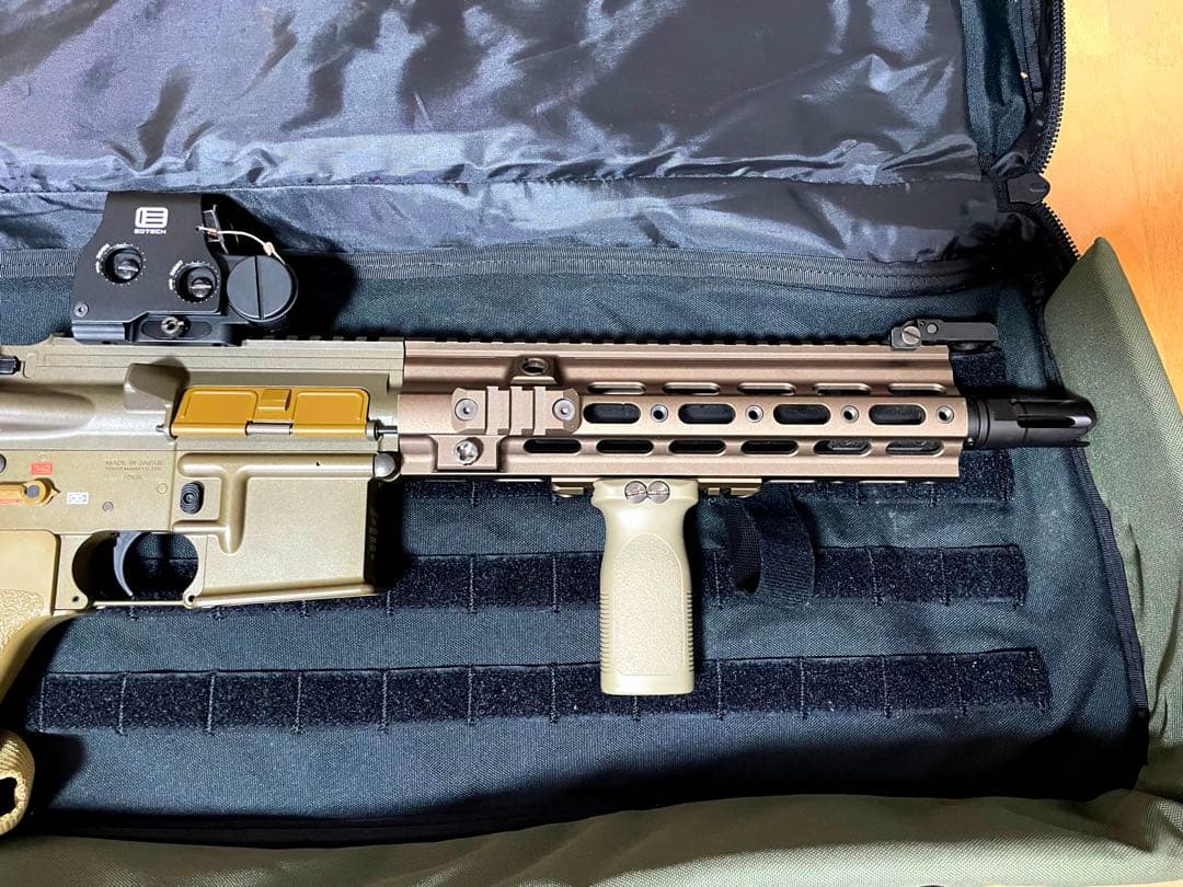 次世代電動ガン デルタカスタム HK416 タンカラー サマコバ・人気ケース付き