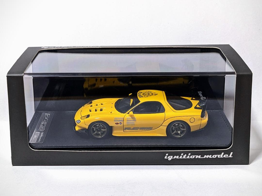 イグニッションモデル 1/43 マツダ RX-7 FD3S RE雨宮 イエロー