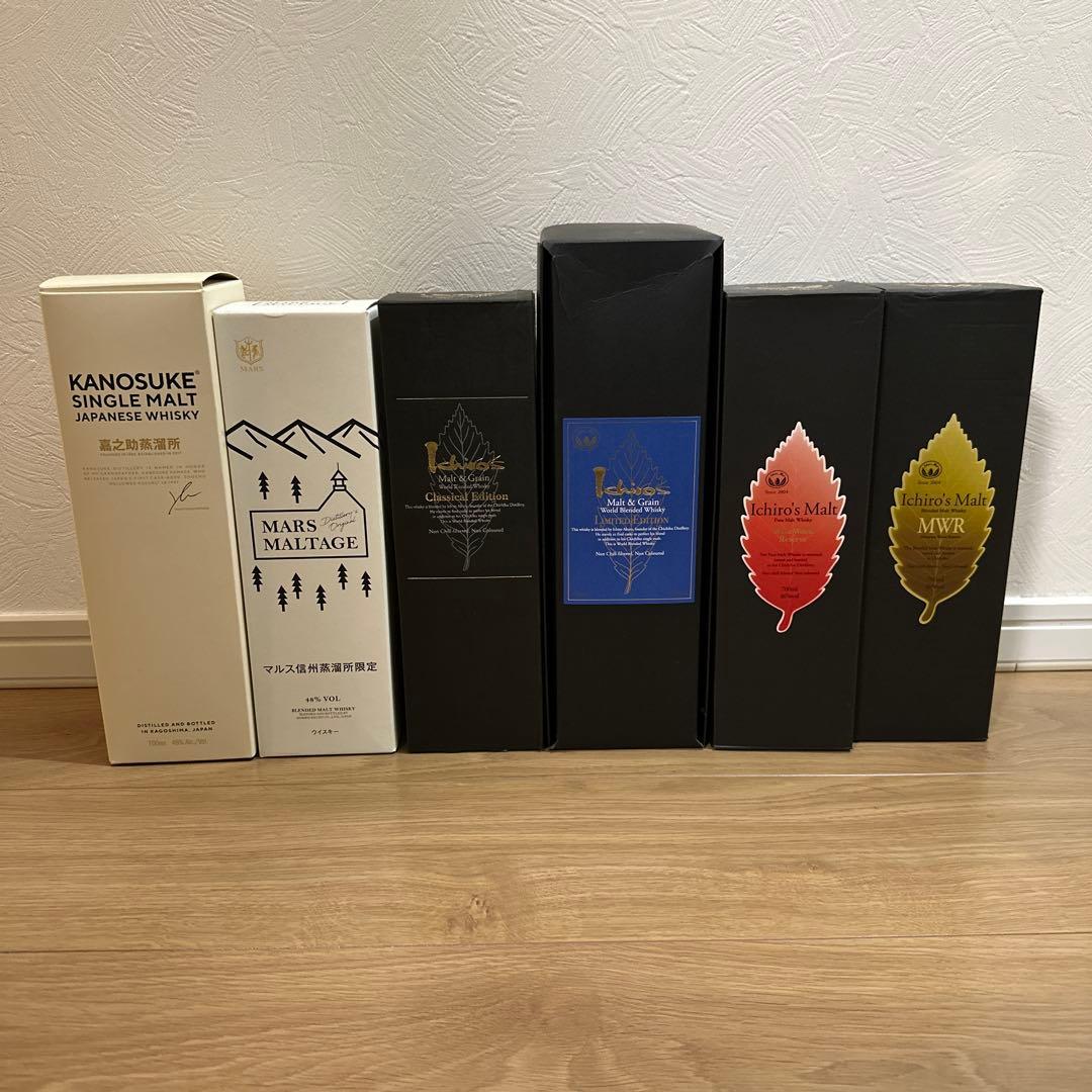 ウイスキー６本セット　イチローズモルト　新品　レア　蒸留所限定