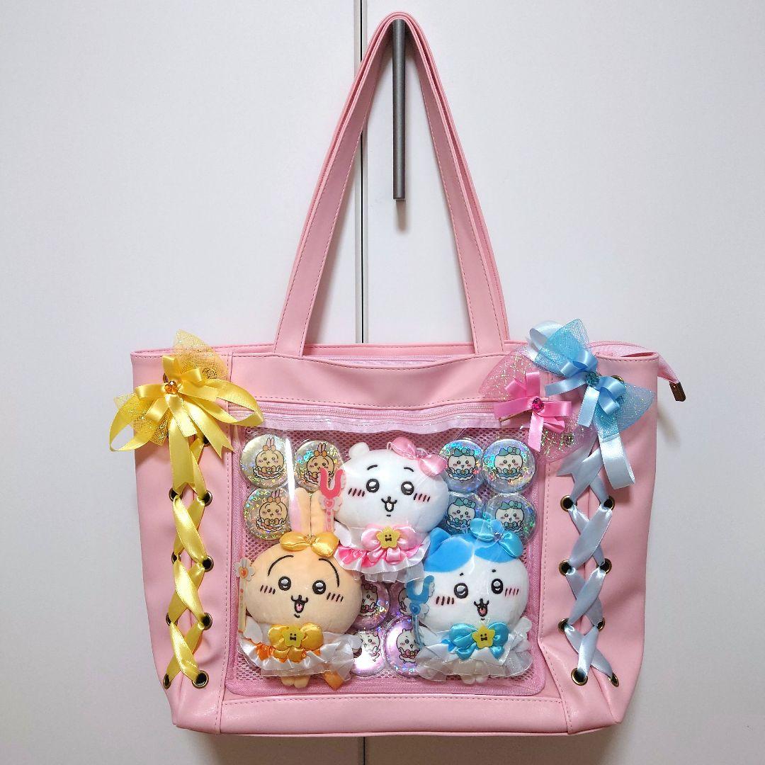 【最終値下げ！】　ちいかわ　痛バッグ　オタ活　ピンク　カバン　未使用