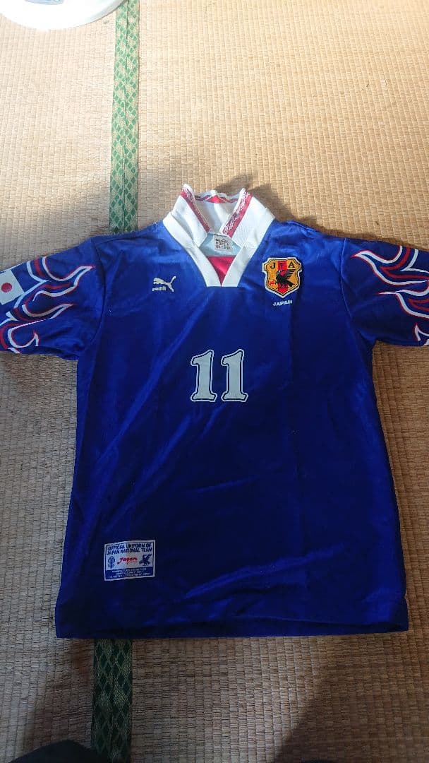 96年　日本代表　カズ　KAZU PUMA 当時　炎