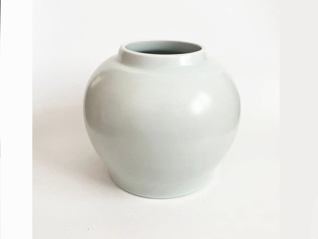 陶芸家　竹中浩　白磁　壺　壷　白磁花入　花器　花瓶　共箱　李朝