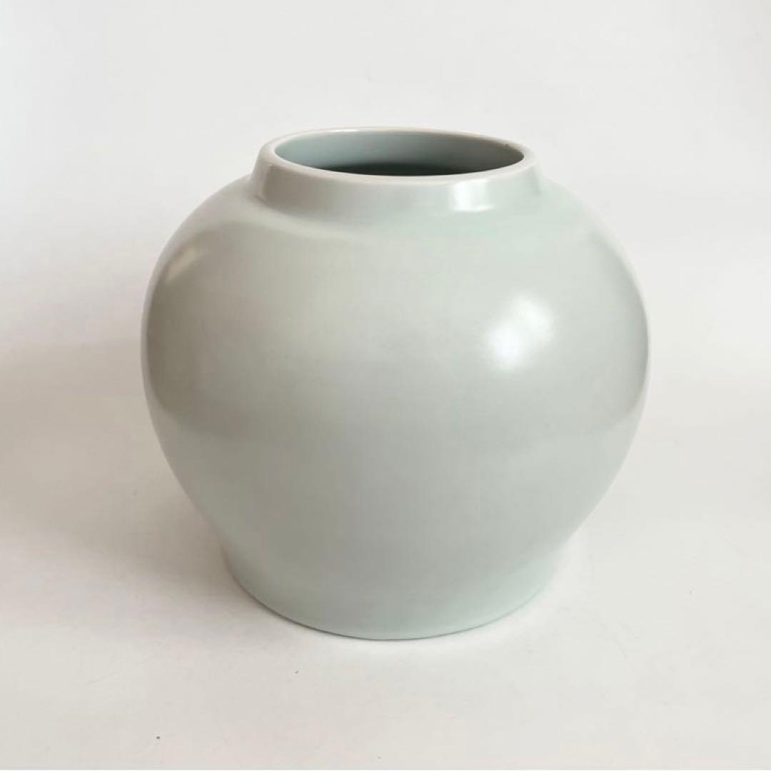 陶芸家　竹中浩　白磁　壺　壷　白磁花入　花器　花瓶　共箱　李朝