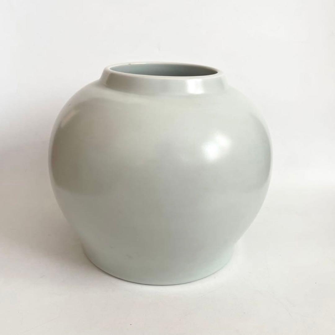 陶芸家　竹中浩　白磁　壺　壷　白磁花入　花器　花瓶　共箱　李朝