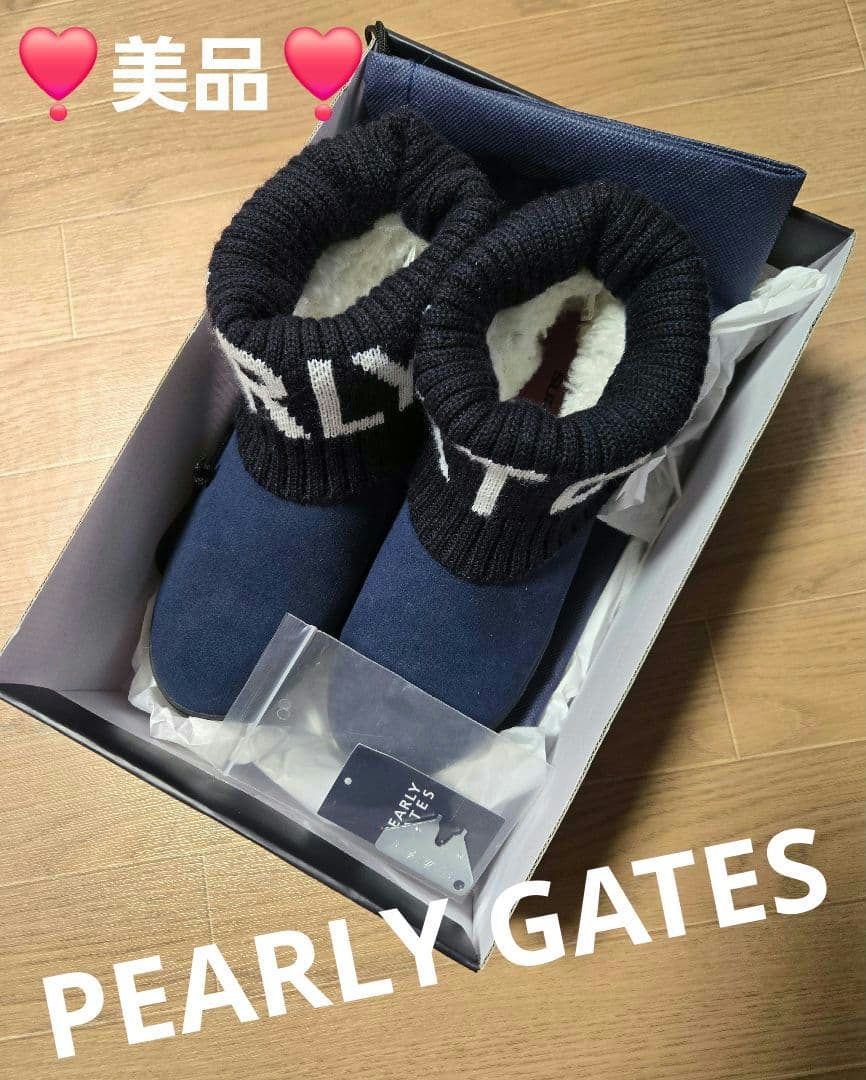 ❣️美品❣️PGパーリーゲイツレディースプーツタイプゴルフシューズ❣️22.5