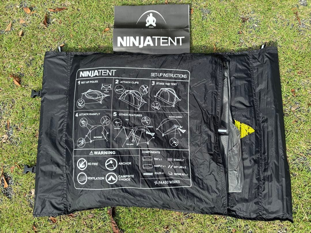 NINJATENT ニンジャテント ダークグレー パーゴワークス