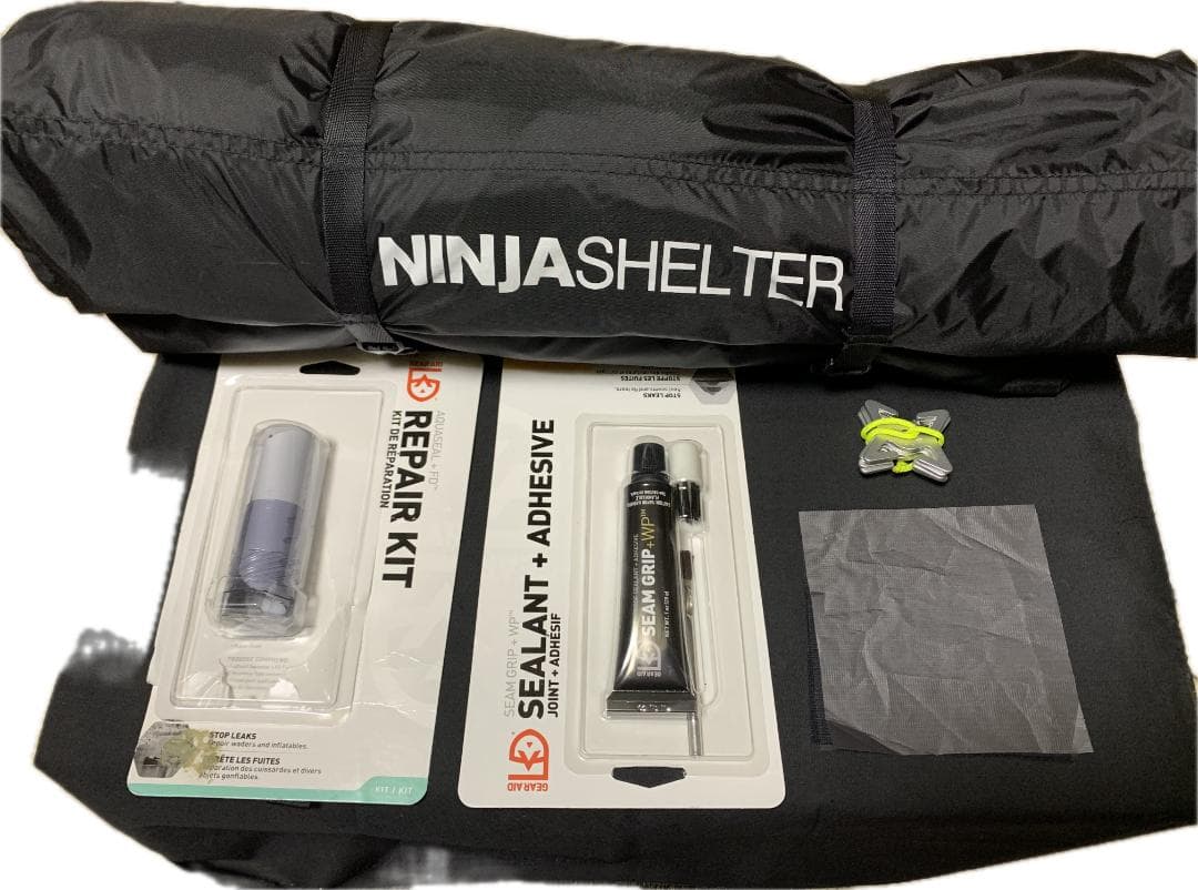 Ninja Shelter ニンジャシェルター ダークグレー + シュリケン