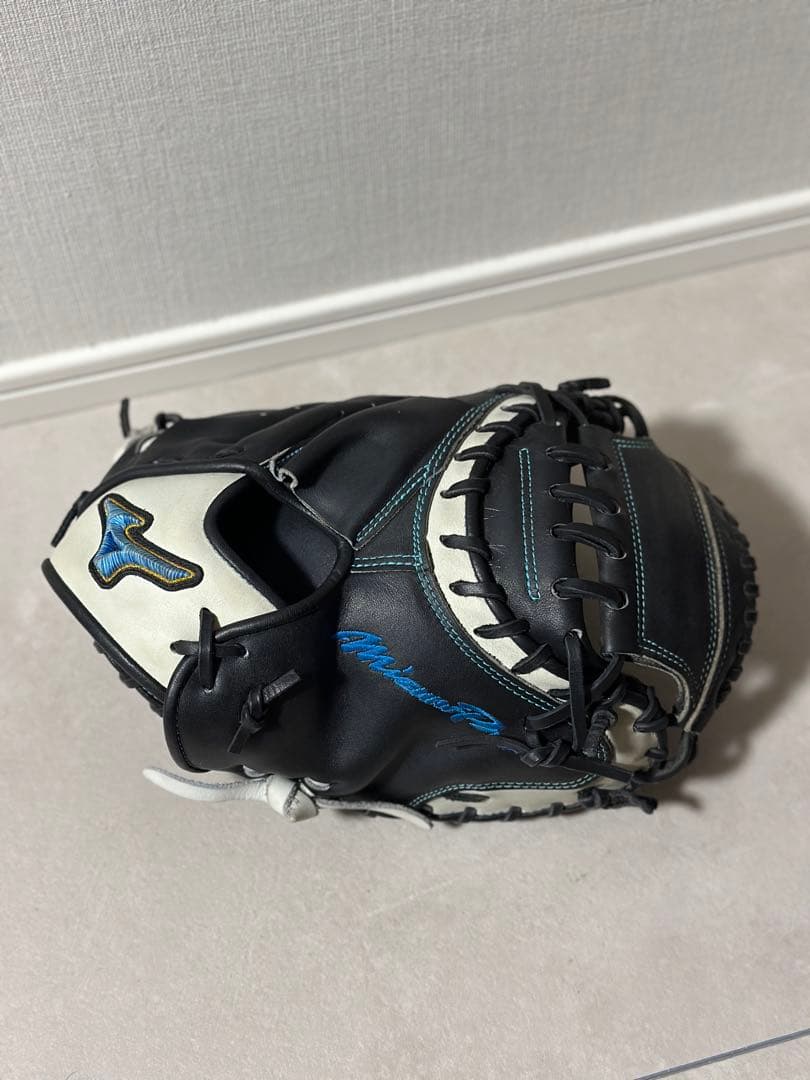 （最終価格）ミズノプロ 軟式　キャッチャーミット　ダイバーシティブルー