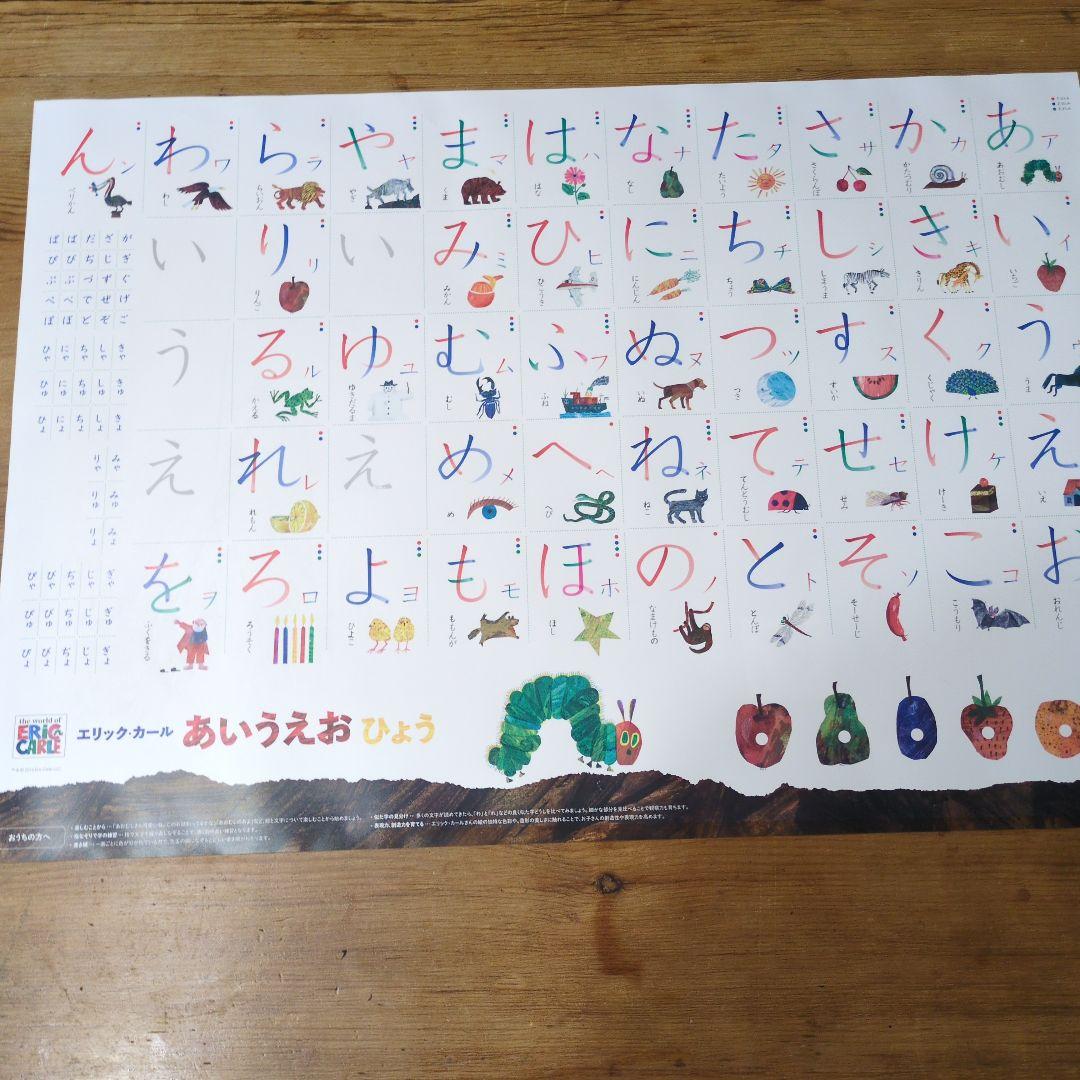 エリック・カール　あいうえおひょう　廃盤